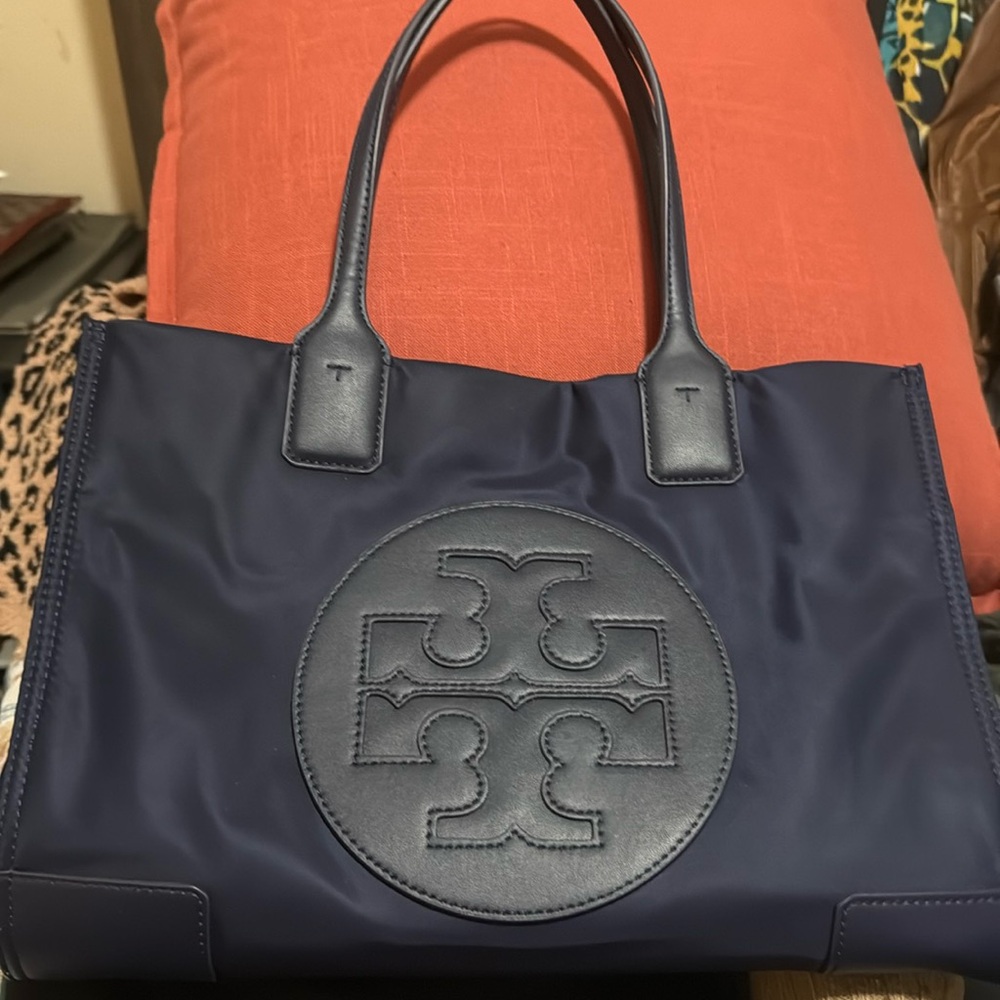Ella Mini tote in dark blue